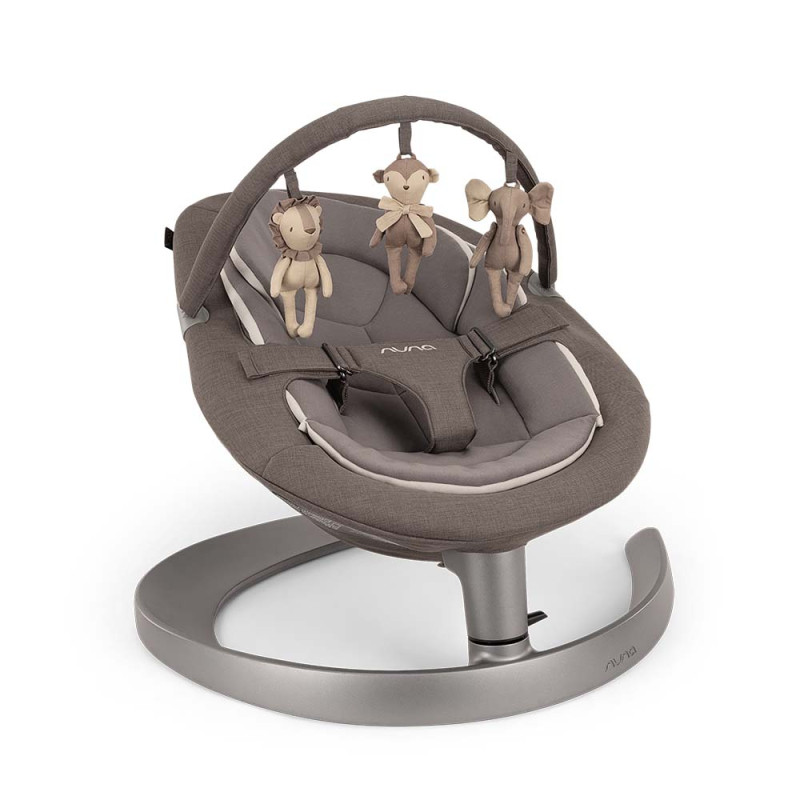 Nuna Leaf Grow hamaca granite incluye juguetes