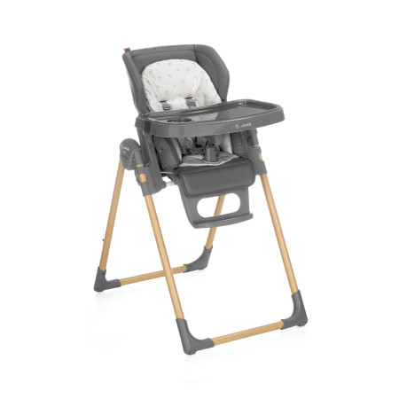 TRONA MILA EN POLIPIEL EN COLOR U90 GRIS Y PATAS IMITACIÓN MADERA