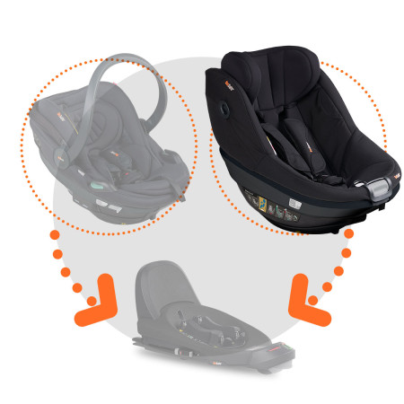 solo incluye Beyond² silla de coche bebé plus test silla de coche i-Ssize fresh black cab