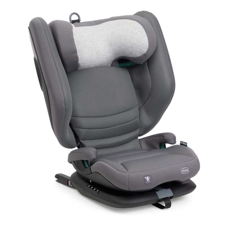 silla de coche isize 100-150 cm Fold&Go de Chicco en color gris glam grey