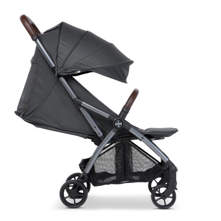 silla de paseo Mast M1x en gris volcanic ash vista lateral