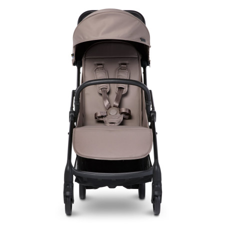 silla de paseo Mast M1x en marrón taupe vista frontal
