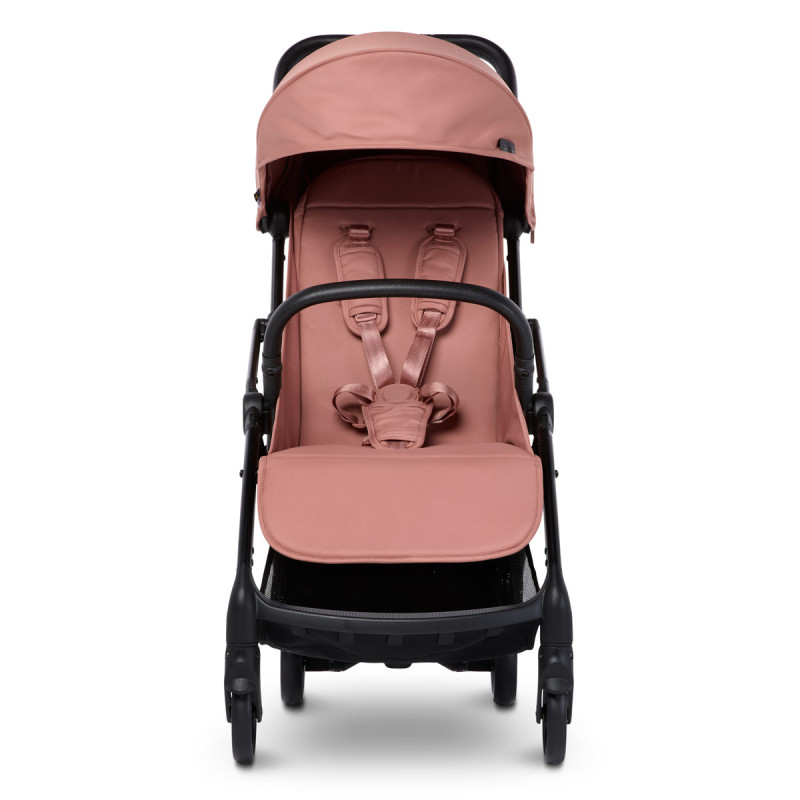silla de paseo Mast M1x en rosa peach vista frontal