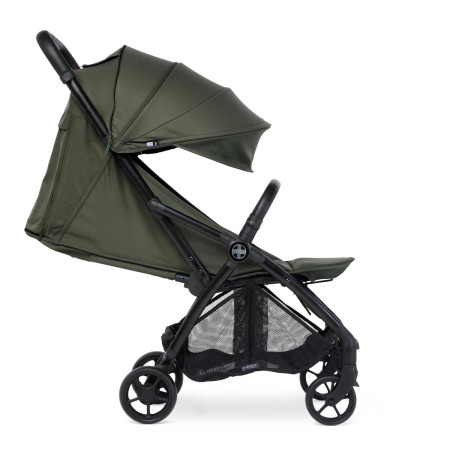 silla de paseo Mast M1x en verde vista lateral