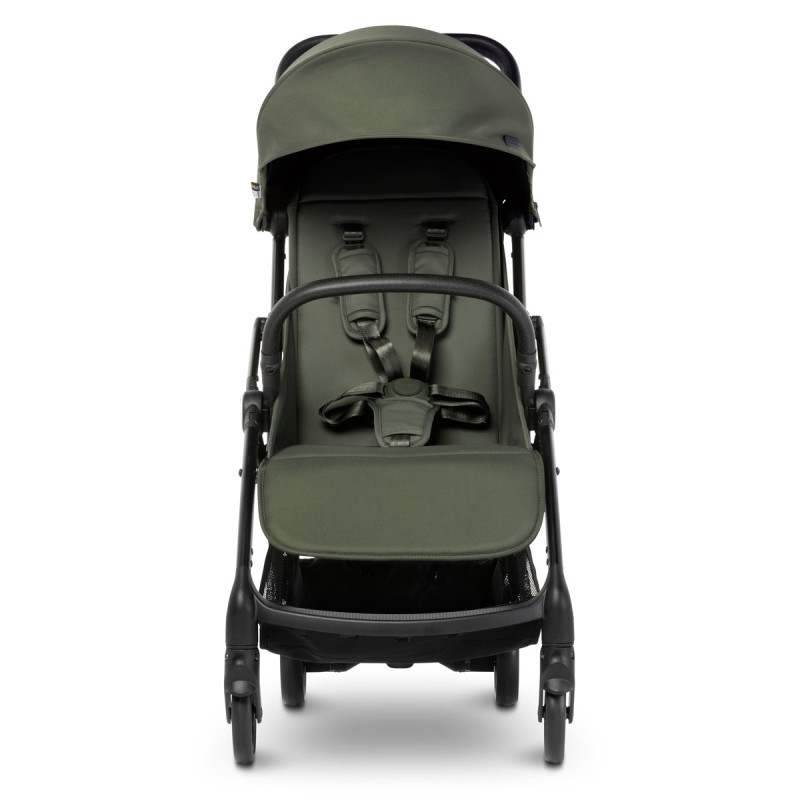 silla de paseo Mast M1x en verde vista frontal