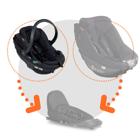 BeSafe Go Beyond² silla de coche recién nacido black soft breeze