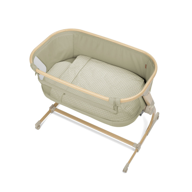 cuna colecho Baby Side de Jané en verde sage