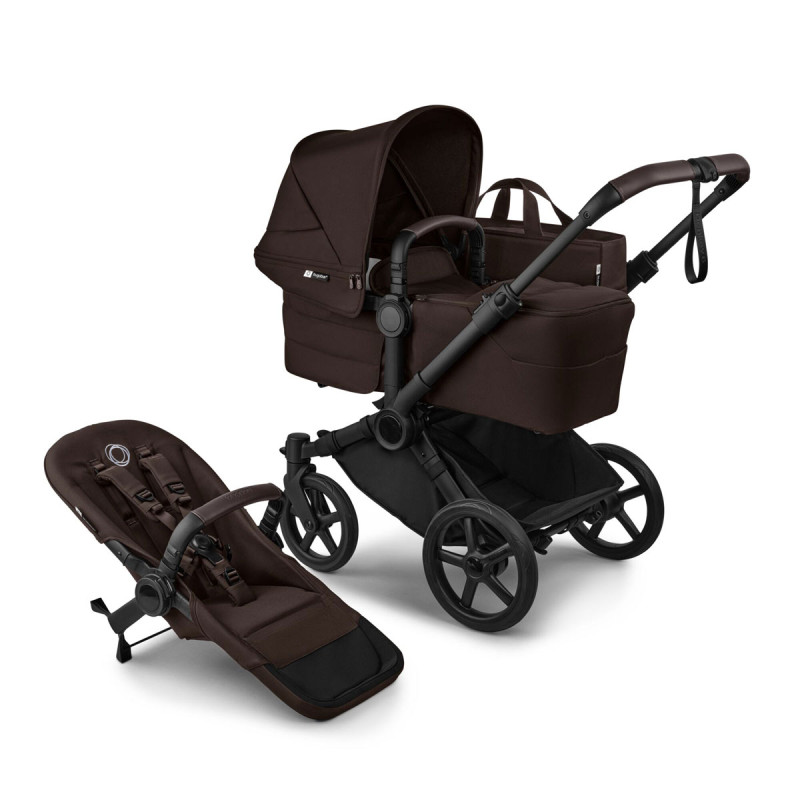 carrito de bebé Donkey 6 de Bugaboo en marrón cocoa brown