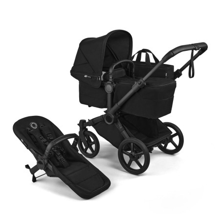 carrito de bebé Donkey 6 de Bugaboo en negro heritage black