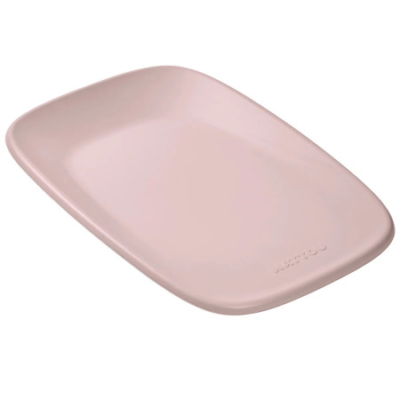 cambiador de silicona Softy de Nattou en rosa dusty pink