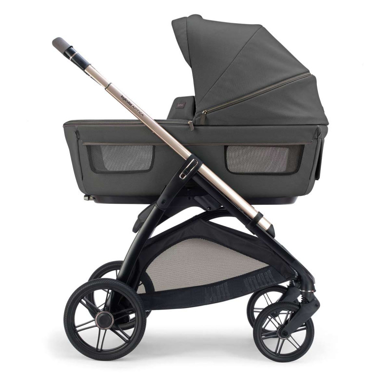 capazo del carrito DUO Aptica de Inglesina en gris marble grey
