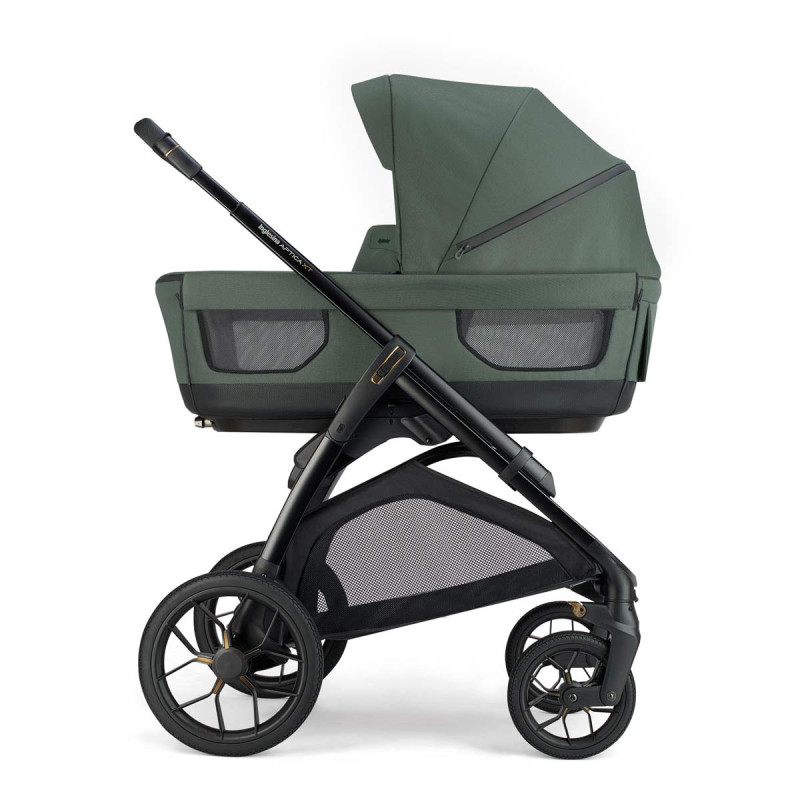 capazo del carrito DUO Aptica XT de Inglesina en verde taiga green