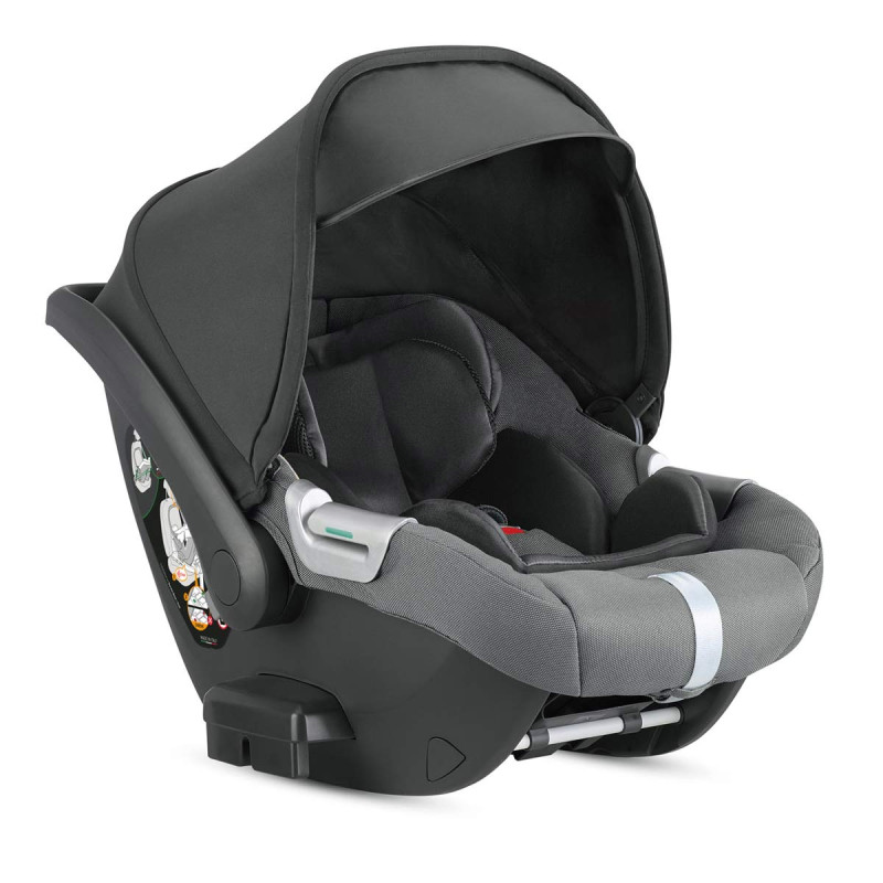 silla de coche Darwin del carrito TRIO Aptica XT de Inglesina en gris canyon grey