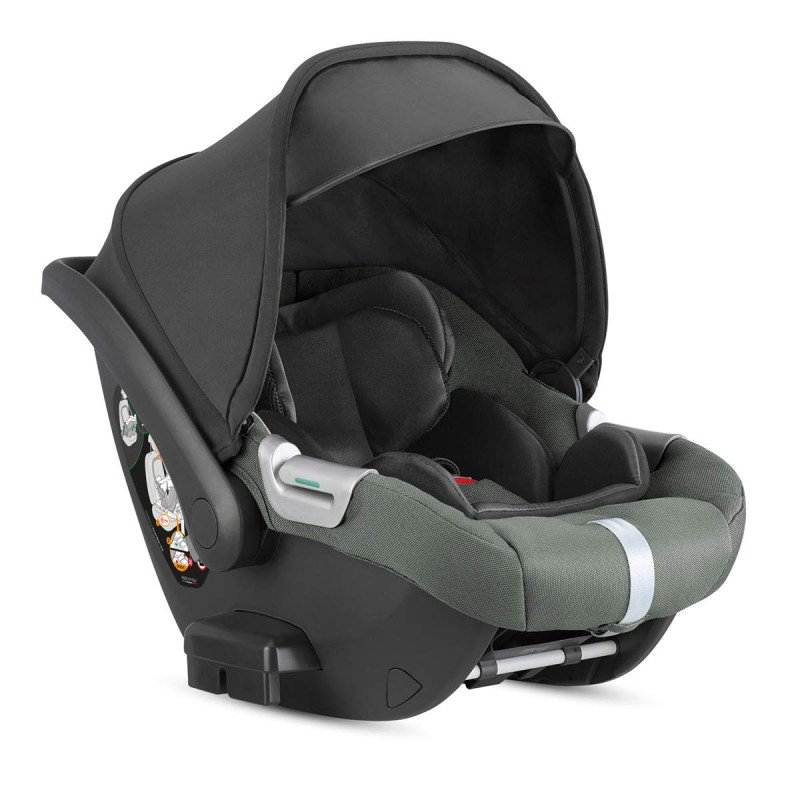 silla de coche Darwin del carrito TRIO Aptica XT de Inglesina en verde taiga green
