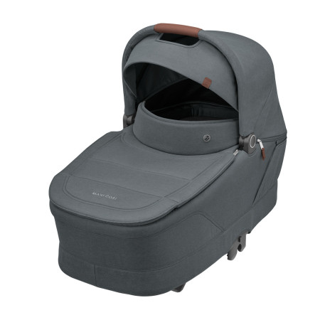 interior del capazo del carrito de bebé Oxford+ de Maxi-Cosi en gris twillic graphite