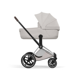 cochecito priam style de Cybex con chasis chrome brown en gris city grey