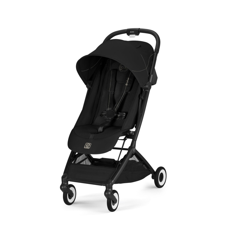 Silla de paseo ultracompacta Cybex Orfeo apta para recién nacidos moon black