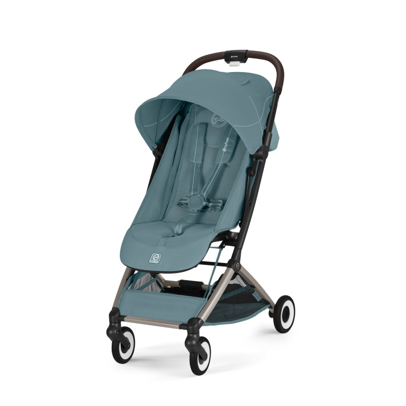 Silla de paseo ultracompacta Cybex Orfeo apta para recién nacidos stormy blue