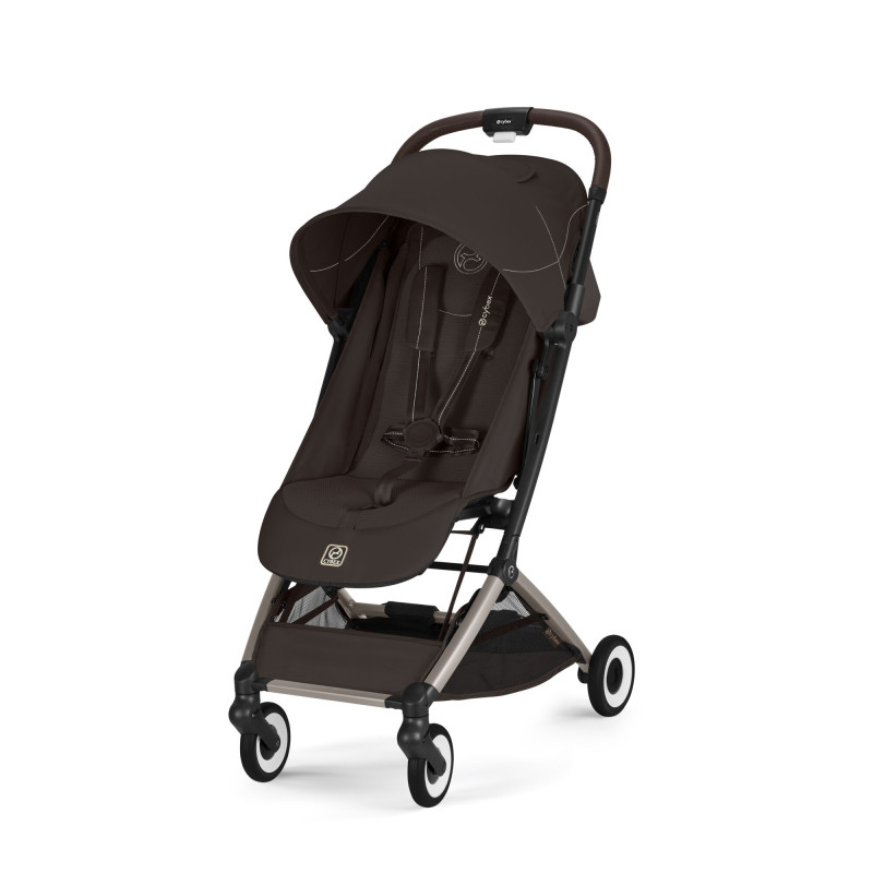 Silla de paseo ultracompacta Cybex Orfeo apta para recién nacidos chocolate brown