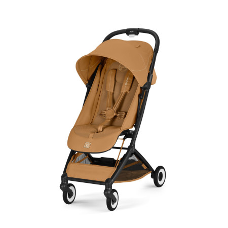 Silla de paseo ultracompacta Cybex Orfeo apta para recién nacidos cinnamon yellow