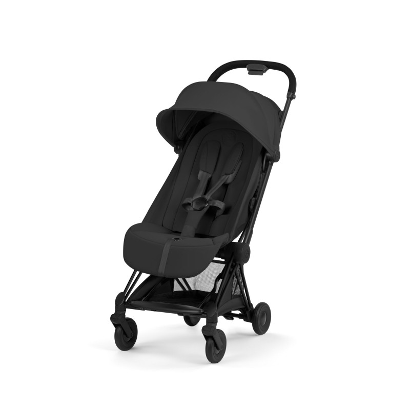 Cybex Coya Style silla de paseo compacta en color sepia black con chasis matt black
