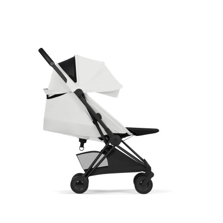 Cybex Coya Style silla de paseo compacta en color sepia black con chasis rosegold