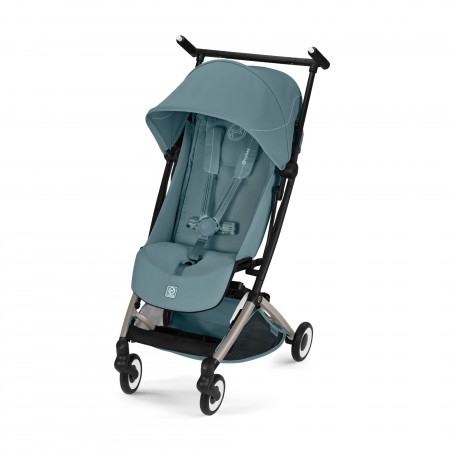 Cybex Libelle almond beige silla de paseo compacta  stormy blue