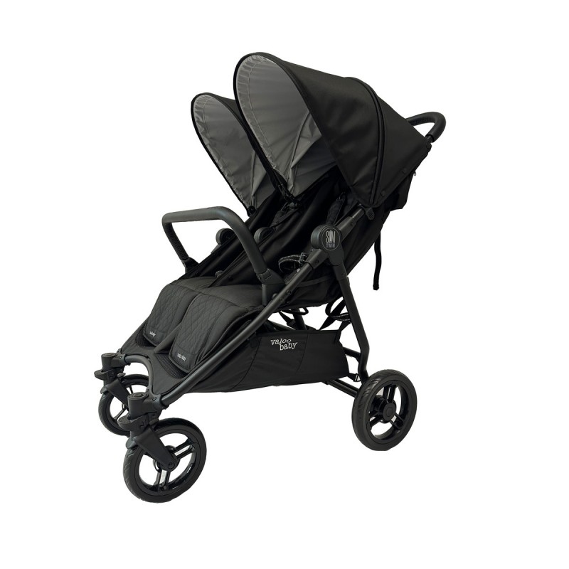 Valco Baby Twin Slim silla de paseo gemelar liquorice