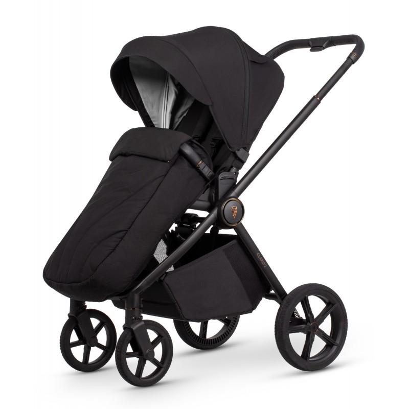Silla de paseo claro 2 en noir con cubrepies