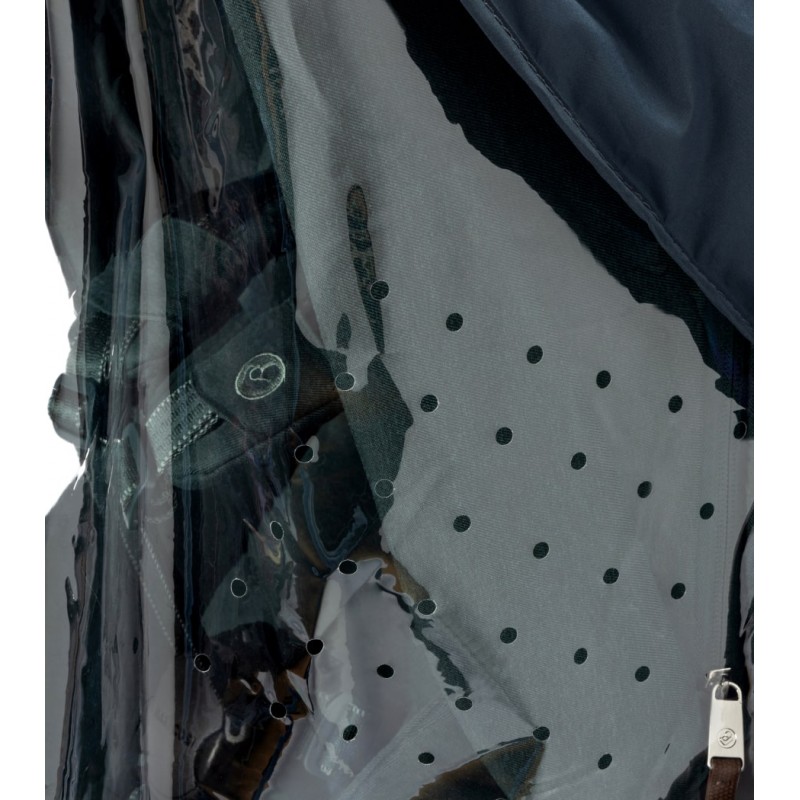 detalle de la ventilación  de la burbuja lluvia impermeable compacta