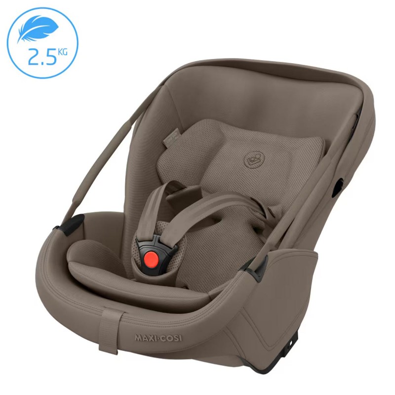 silla de coche Coral Slide Pro de Maxi-Cosi en marrón oak truffle