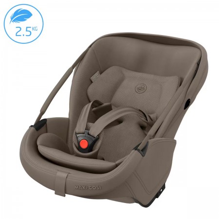 silla de coche Coral Slide Pro de Maxi-Cosi en marrón oak truffle