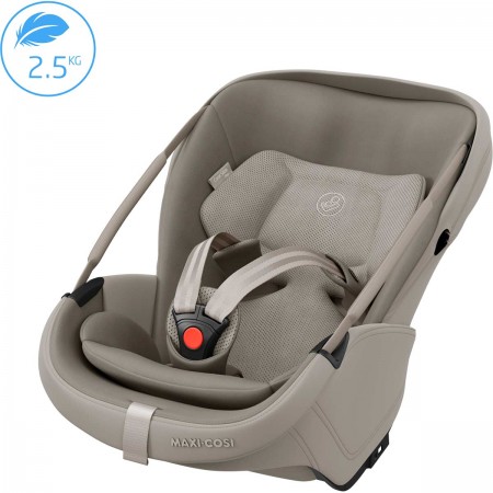 silla de coche Coral Slide Pro de Maxi-Cosi en marrón sapphire sand