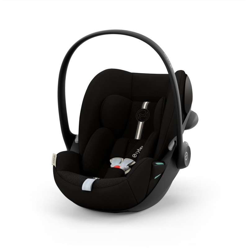 silla de coche portabebés Cloud G3 de Cybex en negro moon black PLUS