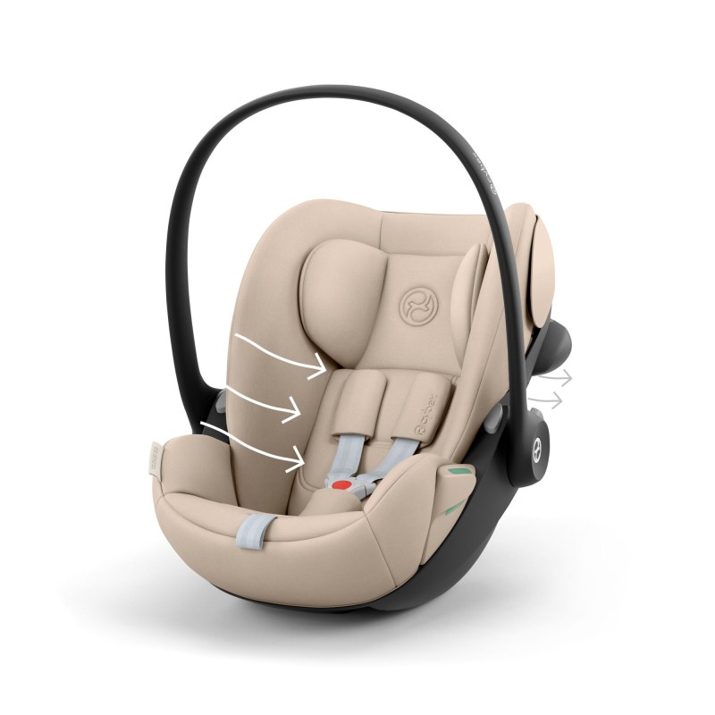 Pack Cybex G3 Cloud + Sirona + Base | Almond Beige 0-4 años