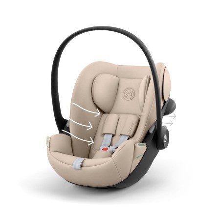 Pack Cybex G3 Cloud + Sirona + Base | Almond Beige 0-4 años
