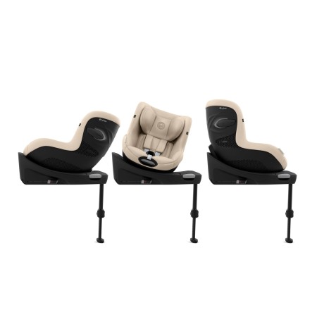 Pack Cybex G3 Cloud + Sirona + Base | Almond Beige 0-4 años