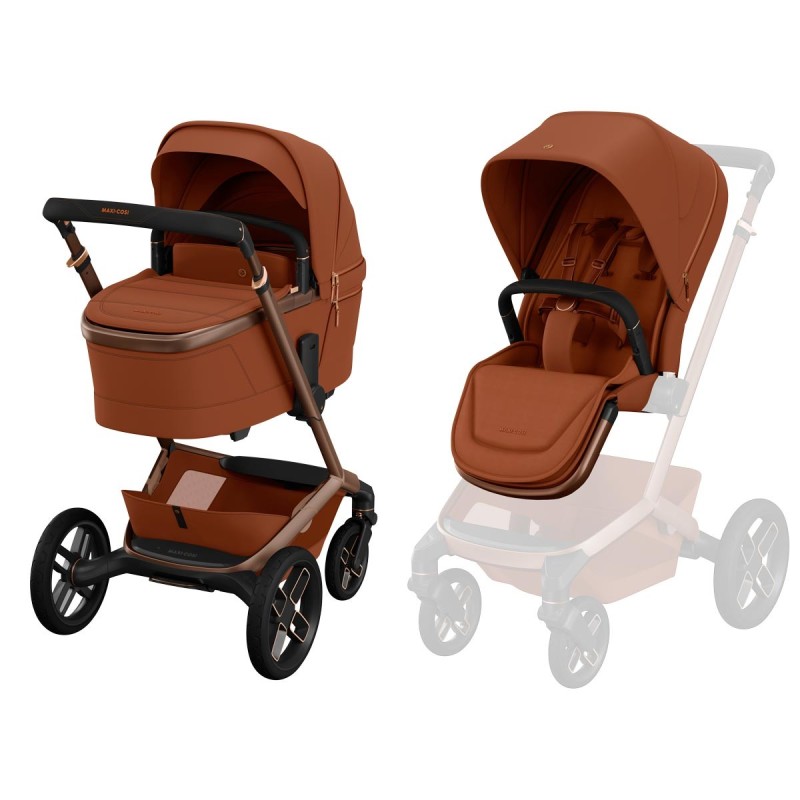 Maxicosi Fame cochecito 2 piezas en rojo copper terra
