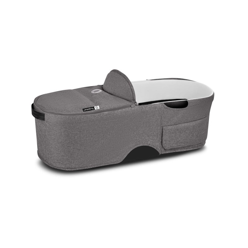 capazo del carrito de bebé Bugaboo Dragonfly Plus en gris Grey Melange