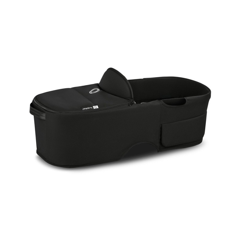 capazo del carrito de bebé Bugaboo Dragonfly Plus en negro Midnight Black