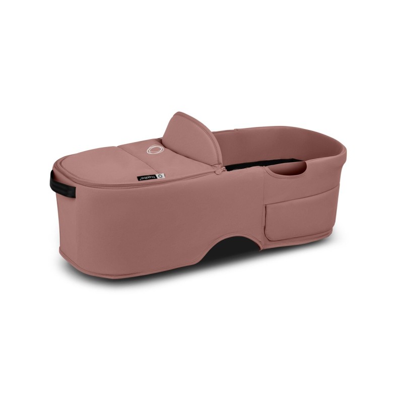 capazo del carrito de bebé Bugaboo Dragonfly Plus en rosa Dusty Pink