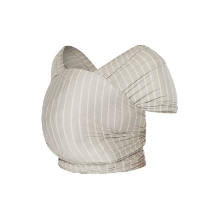 fular portabebés Aura de Ergobaby en gris Grey Stripes