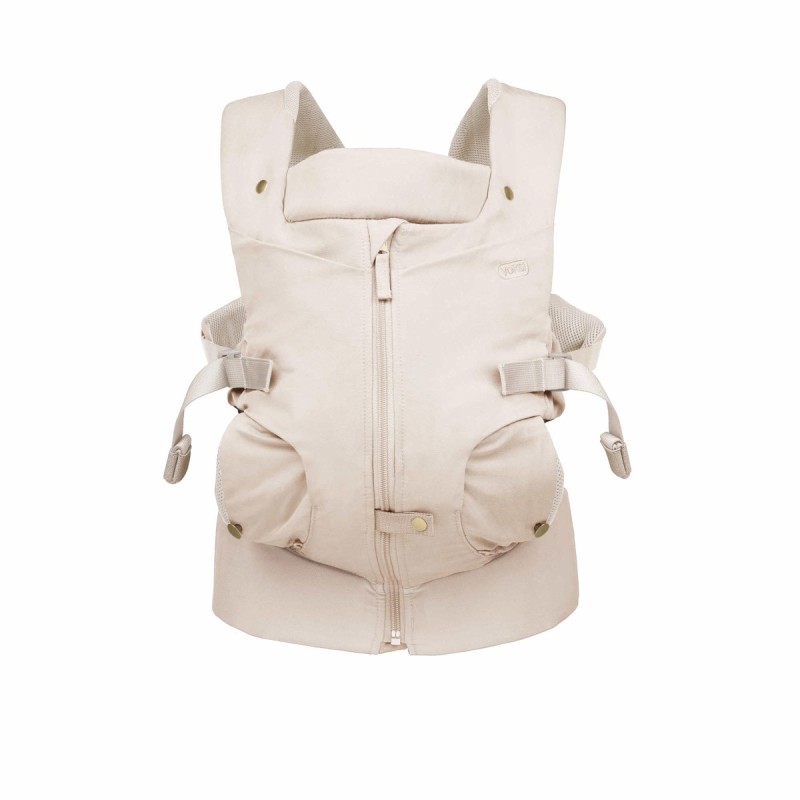mochila portabebés Huddle de Voksi en beige Cream
