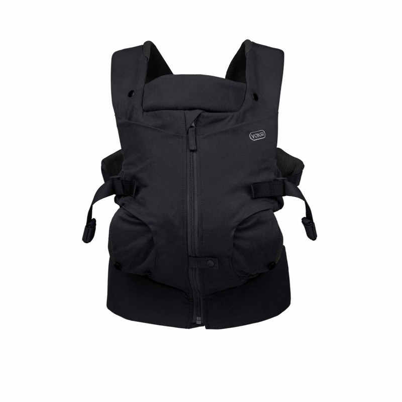 mochila portabebés Huddle de Voksi en negro