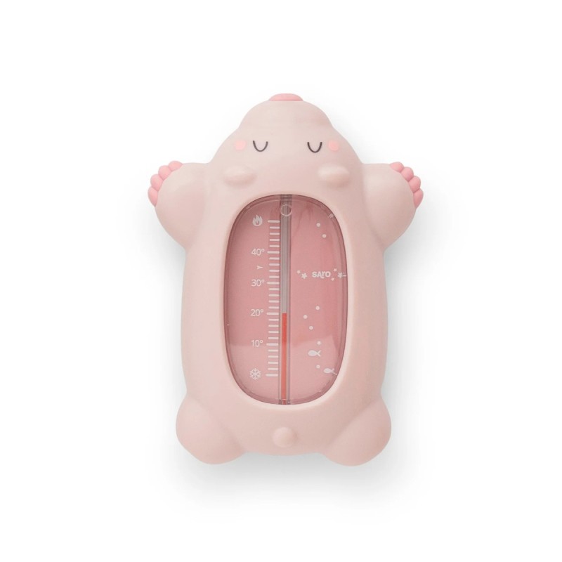 termómetro de baño para bebé POLARIS de Saro en rosa Dusty Pink