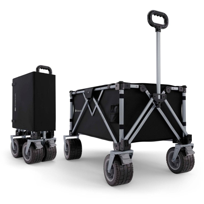carrito de transporte plegable ROLLSTER de Kinderkraft en negro Mystic Black