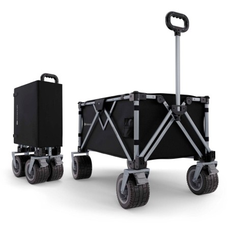 carrito de transporte plegable ROLLSTER de Kinderkraft en negro Mystic Black