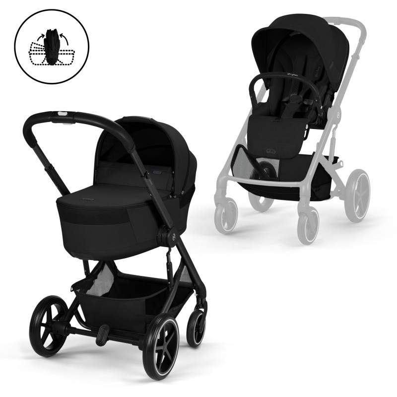 Cybex Balios S Lux con capazo plegable Fold Cot