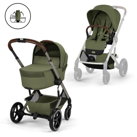 Cybex Balios S Lux con capazo plegable Fold Cot