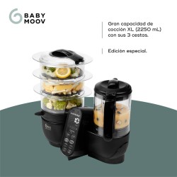 robot de cocina Nutribaby+ XL de Babymoov en negro Mineral Black 2